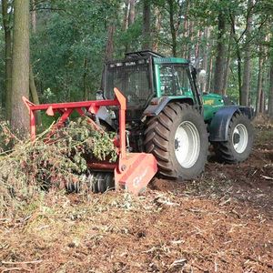 Forstfräse im Einsatz